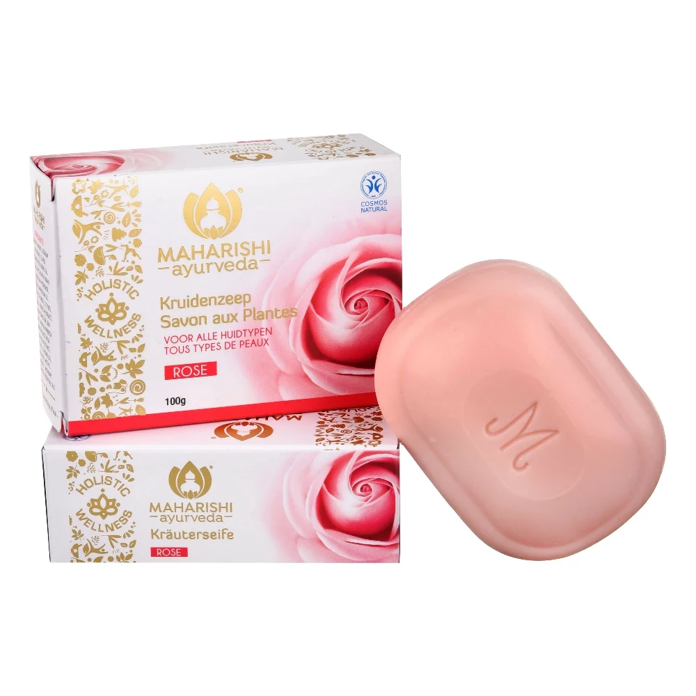 Maharishi Ayurveda Rose Soap, 100g-4.webp